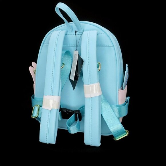 Disney Lilo & Stitch Series Angel & Stitch 2-in-1 Mini Backpack Fanny Bag Set - Picture 3 of 4